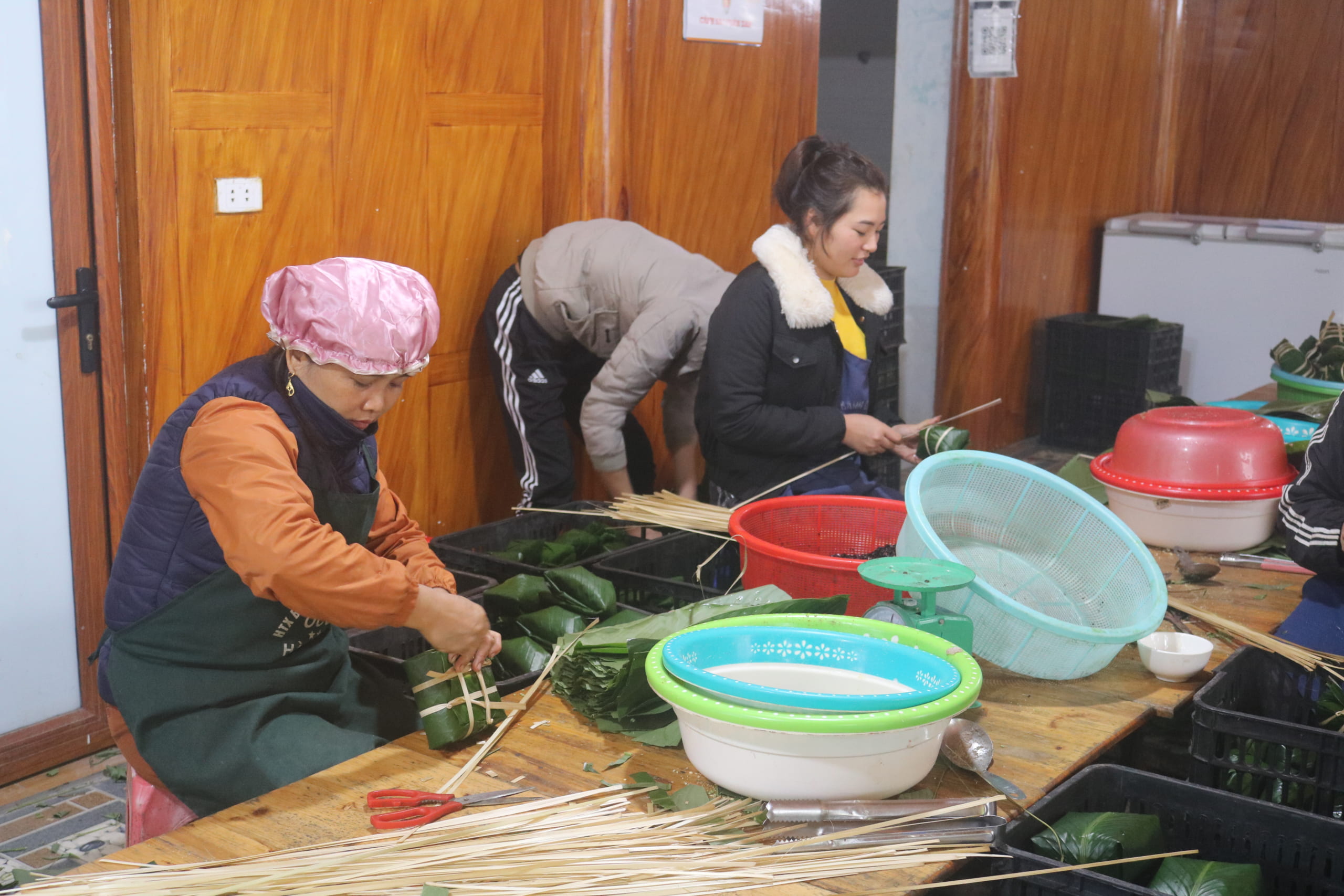 Làng nghề bánh chưng gù thôn Bản Tùy, Hà Giang tất bật đón Tết cổ truyền 2023